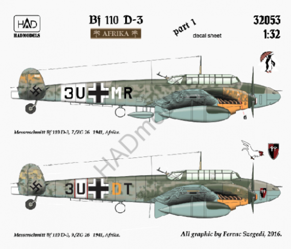1/32 Messerschmitt Bf 110 Africa