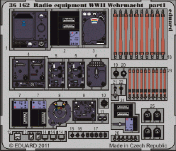 1/35 Radio equipment WWII Wehrmacht