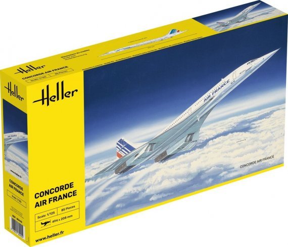 Heller Concorde Air France 1/125 Aircraft Model Kit