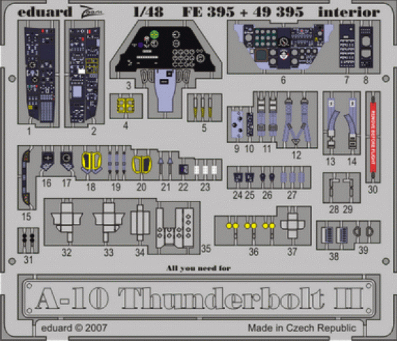A-10 Thunderbolt II interior  (HBS)