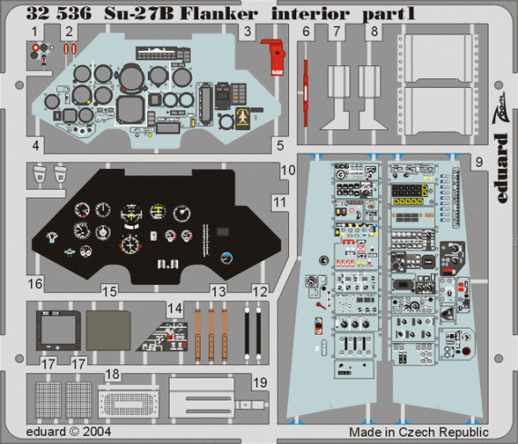 Su-27 Flanker B interior  (TRU)
