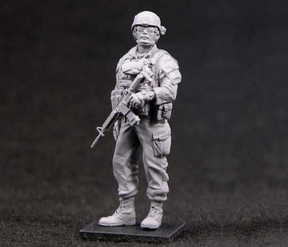 1/35 Sgt. Rob (18 Bravo) in Iraq