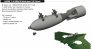 Brassin 1/48 P-40 500lb GP British bomb for Eduard