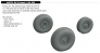 Brassin 1/48 OV-10 wheels