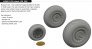 Brassin 1/48 B-25J wheels