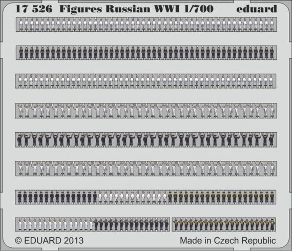 SET 1/700 Figures Russian WWI