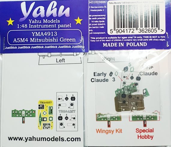 1/48 Mitsubishi A5M4 Claude Green