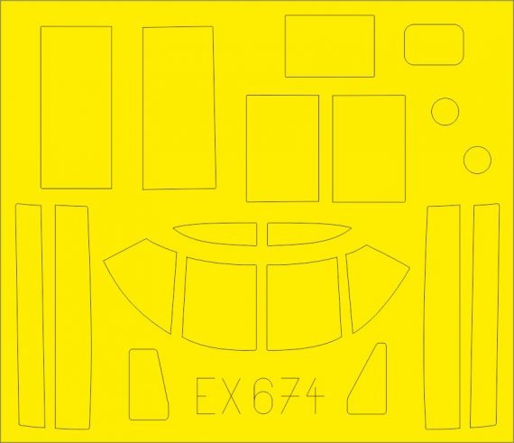 Mask 1/48 B-26B-50 Invader