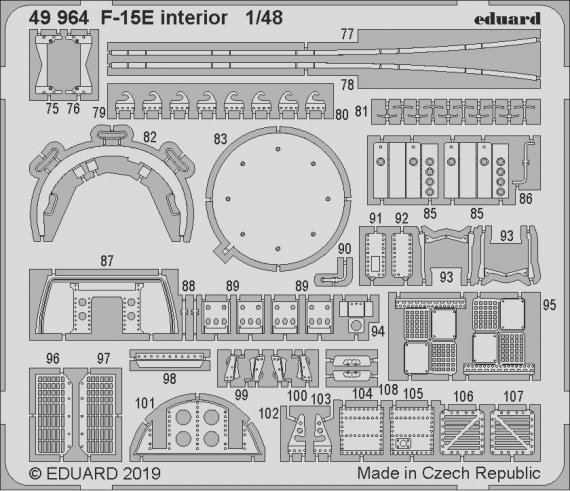 1/48 SET F-15E interior
