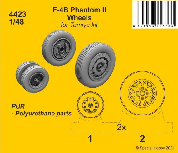 1/48 F-4B Phantom IIWheels