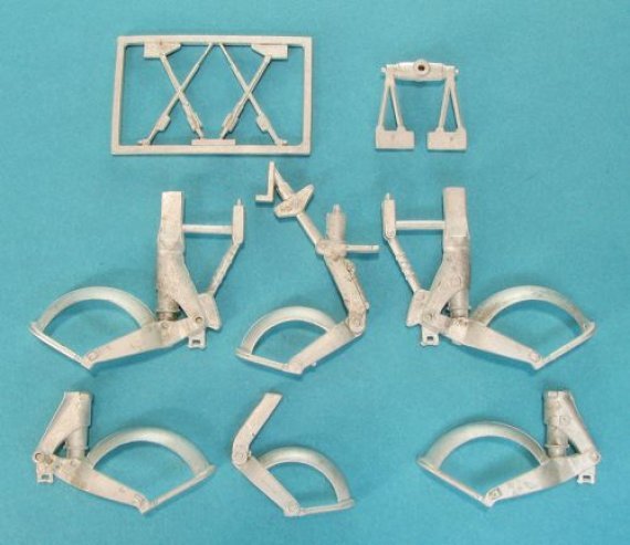 1/32 Gloster Meteor Mk.IV landing gear (for Honk Kong Models)