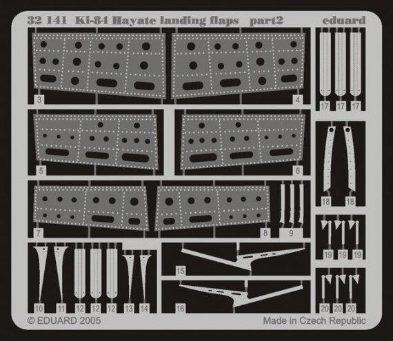 Ki-84 Hayate landing flaps  (HAS)