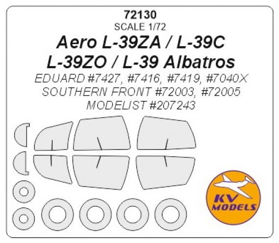 1/72 Aero L-39 Albatros + wheels masks