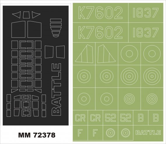 1/72 Fairey Battle for Frrom-Azur masks