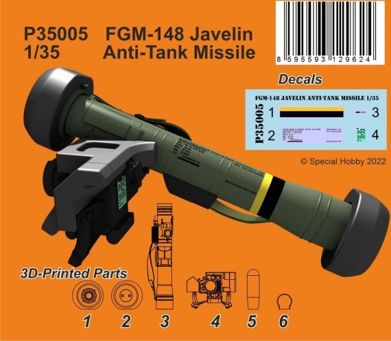 1/35 FGM-148 Javelin Anti-Tank Missile