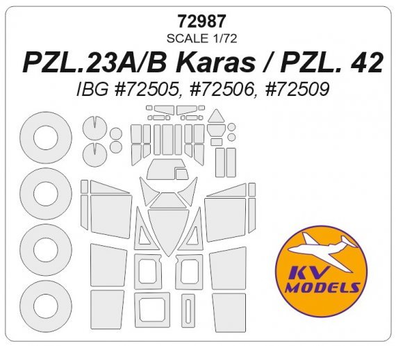 1/72 PZL.23A/B Karas / PZL. 42 masks