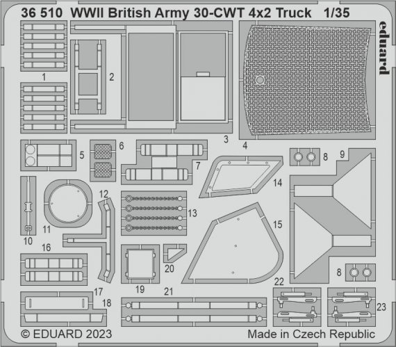 1/35 SET WWII British Army 30-CWT 4x2 Truck for Airfix
