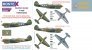 1/32 Curtiss P-40N Warhawk canopy & insignia masks & decals