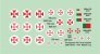 1/144 Decals Portuguese AF Insignia 2 sets image 1