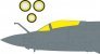 Eduard Mask 1/48 Buccaneer S.2D TFace for Trumpeter