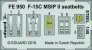 1/48 F-15C MSIP II seatbelts STEEL