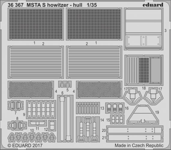 1/35 MSTA S howitzer  hull