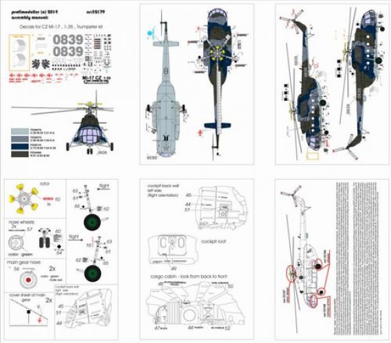 1/32 Mil Mi-17 CZ Nato decals