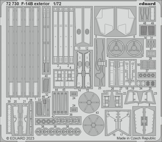 1/72 SET F-14B exterior