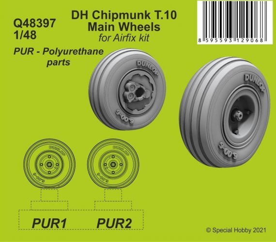1/48 DH Chipmunk T.10 Main wheels