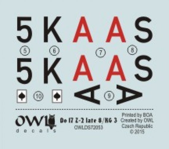 1/72 Dornier Do 17Z-2 5K+AS KG 3