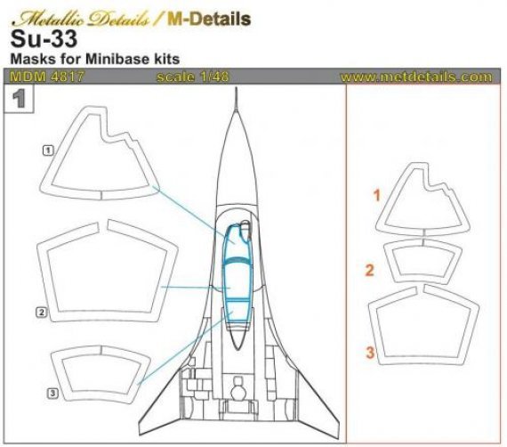 1/48 Sukhoi Su-33 Masks