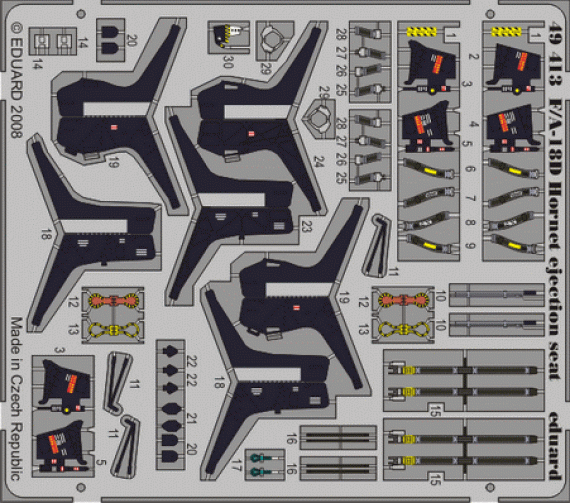 Eduard F/A-18D Hornet ejection seat