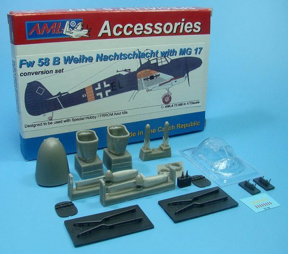 1/72 Focke-Wulf Fw-58B/C Nachtschlacht with Mg 17