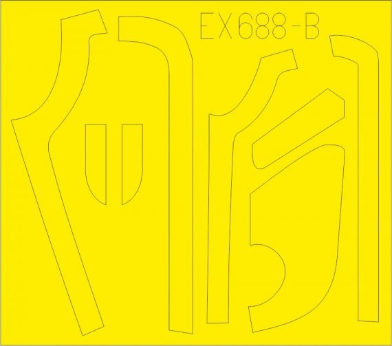 Mask 1/48 B-17G antiglare panels