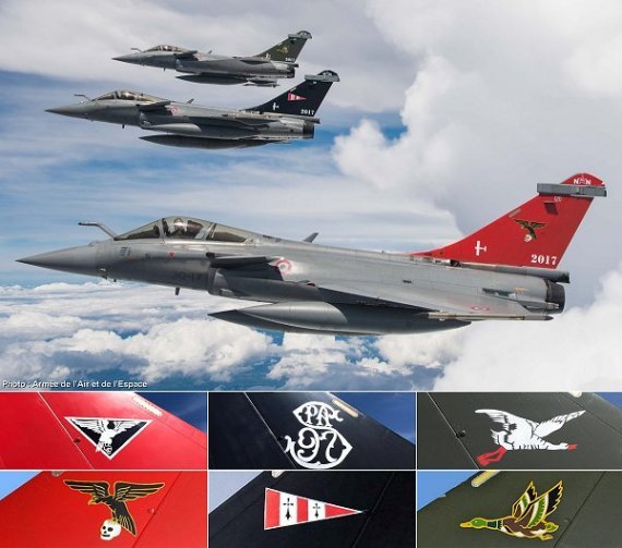 1/72 Rafale C 100 years Spa 93, 97, 91 Rc 2/30 Normandie-Niemen