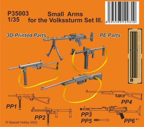 1/35 Small Arms for the Volkssturm Set III.