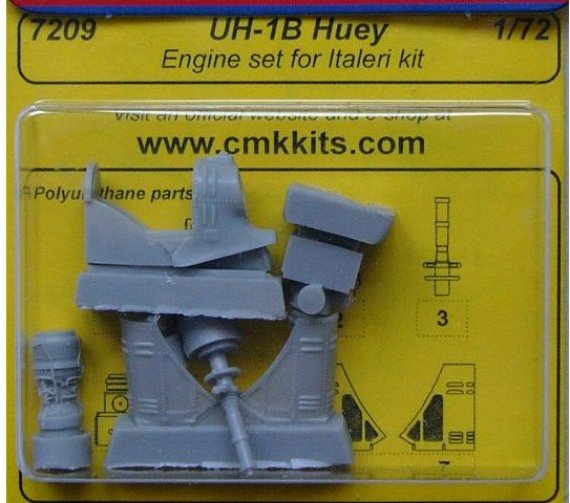 1/72 UH-1B Huey  Engine set (ITAL)