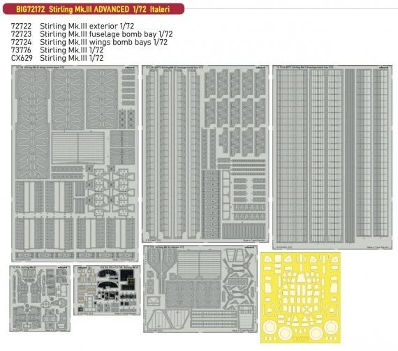 1/72 Stirling Mk.III ADVANCED BigEd Set