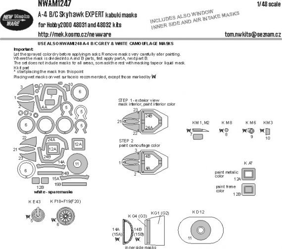 1/48 Mask A-4 B/C Skyhawk EXPERT H.2000