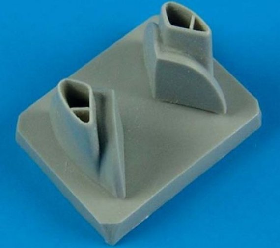 1/48 Sea Vixen FAW.9 air intakes (Airfix)