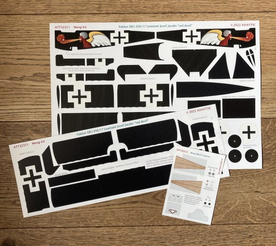 1/32 Fokker DR.I Triplane 450/17 Leutnant Josef Jacobs Red Devil