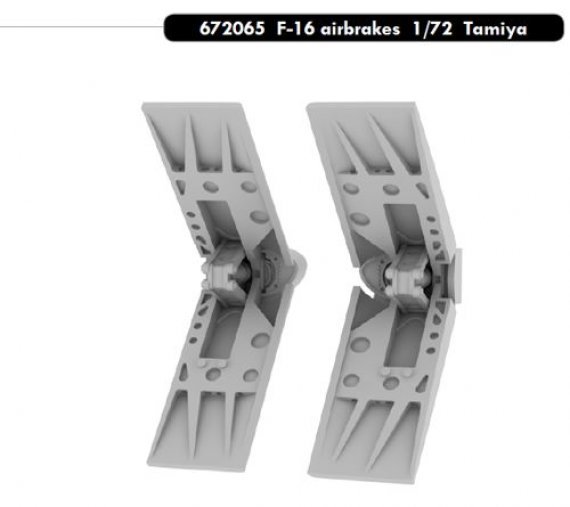 BRASSIN 1/72 F-16 airbrakes (TAM)