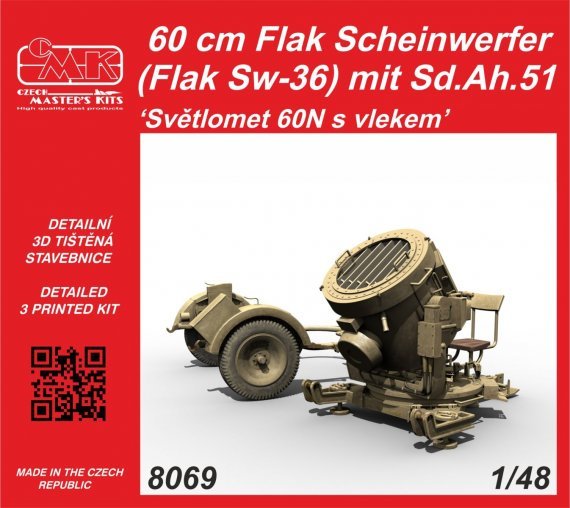 1/48 Flak Scheinwerfer Flak Sw-36 with Sd.Ah.51