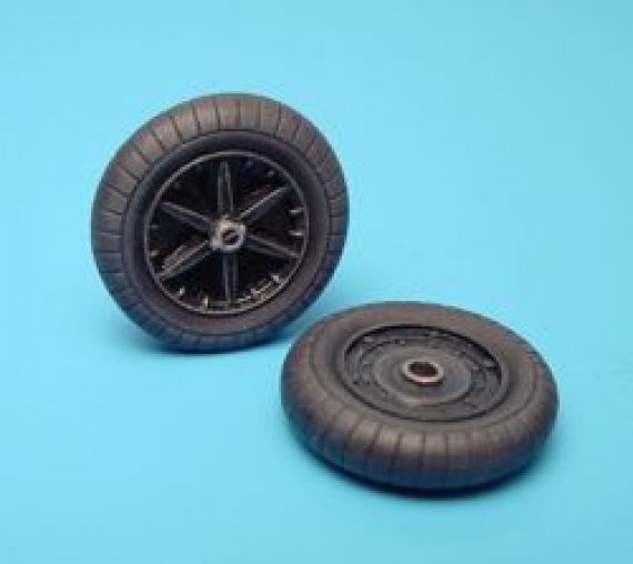 Aires Upgrade set: Bf 109F wheels + paint mask