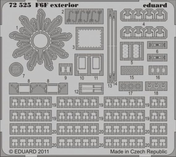 1/72 F6F exterior (CYBERH)