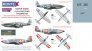1/32 North-American P-51B Mustang canopy mask