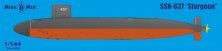1/144 SSN-637 Sturgeon American nuclear submarine
