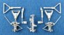 Carrello d'atterraggio metallo 1/48 Grumman E-2C