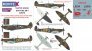 Montex 1/24 Spitfire Mk.I Maschere e Decalcomanie Airfix
