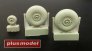 1/72 Douglas C-47 Dakota Skytrain wheels without covers image 1